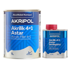 Akzo Nobel Kemipol Akripol 4+1 Astar 2,5 Lt Sertleştiricili Takım (Koli = 4 Adet) - 1