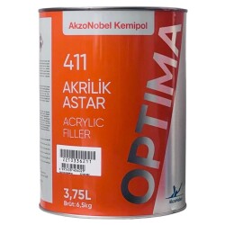 Akzo Nobel Kemipol Optima 411 Akrilik Astar 3,75 Litre (Koli = 2 Adet) - 1