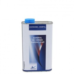 Akzo Nobel Kemipol Akripol Super Clear 2K Akrilik Vernik 1 Litre (Koli = 6 Adet) - 1