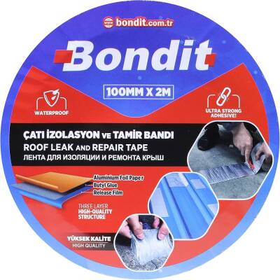 Bondit Çatı İzolasyon ve Tamir Bandı Sakız Bant 50mm x 2 m - 1