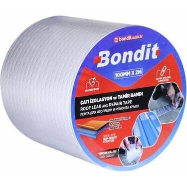 Bondit Çatı İzolasyon ve Tamir Bandı Sakız Bant 50mm x 2 m - 2