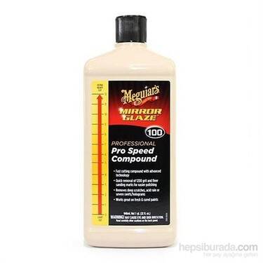 Meguiars 100 Pasta M-10032 Pro Speed Compund Çizik Çıkarıcı Pasta 945 ml (Koli = 6 Adet) - 1