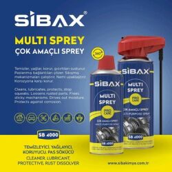 Sibax Pas Sökücü Çok Amaçlı Multi Sprey 400 ml Kobra Başlık - 2