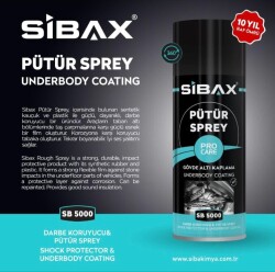 Sibax SB5000 Pütür Sprey 400ml Gri (Koli = 24 Adet) - 2