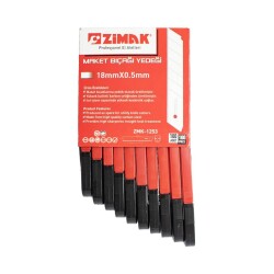 Zimak Maket Bıçağı Yedeği Geniş 18mm x 0,5mm (Koli = 10 Adet) - 1